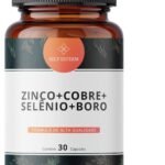 Zinco 30mg + Cobre 2mg + Selênio 200mcg + Boro 9mg 30 cápsulas
